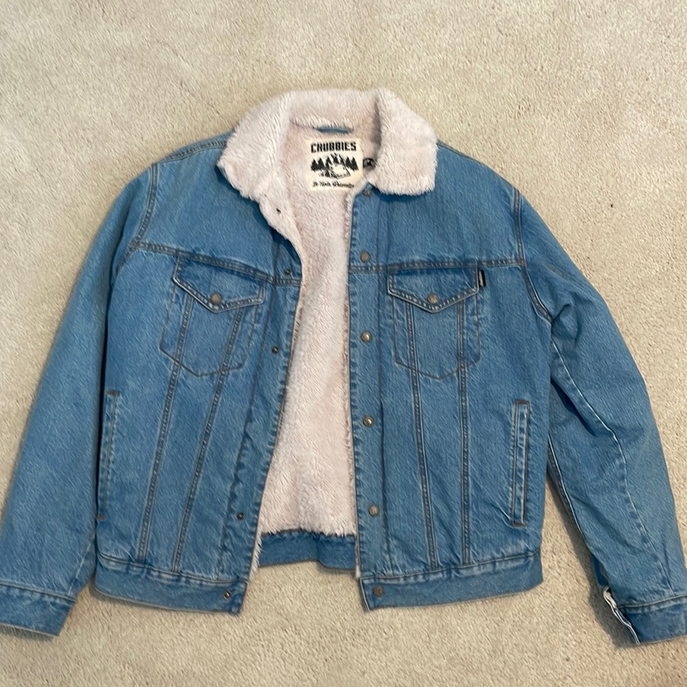 Mens Chubbies Fur Jacket - Medium